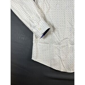 white Allen Solly micro-print button-up shirt Size 42